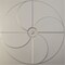 Ekena Millwork 19 5/8in. W x 19 5/8in. H Windmill EnduraWall Decorative 3D Wall Panel Covers 2.67 Sq. Ft. WP20X20WIBAL - alternate 1
